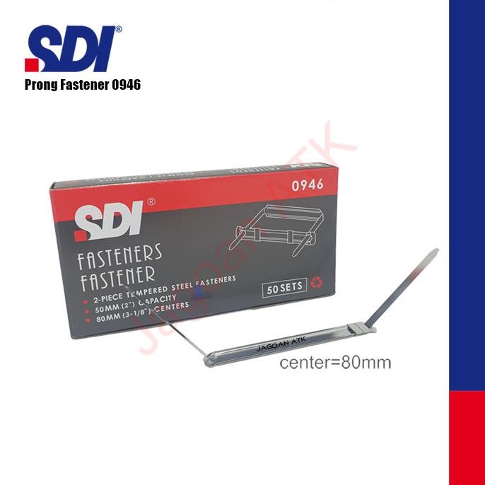 

SDI 0946 Metal Paper Fastener / Acco Besi 50 Pcs