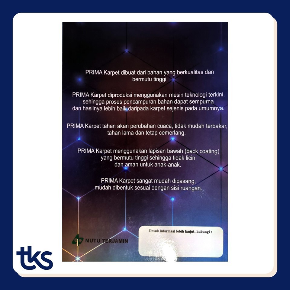 Terlaris Karpet Bludru Polos Prima Meteran (Lebar 2M) / Karpet Mushola / Karpet Lantai / Karpet