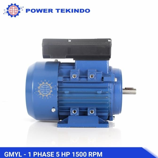 Famoze Pro Dinamo 1 Phase 5 Hp 1500 Rpm Elektro Motor Gmyl 5 Pk New Stok