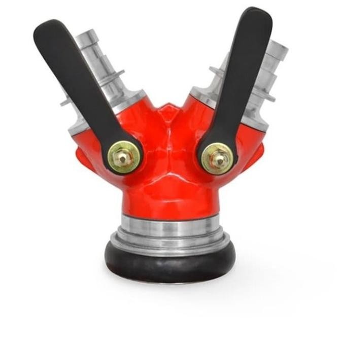 Miliki Y Connection Hydrant 2 Handle Cabang / Y Pice Connection Fire Hose