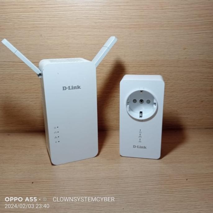 Dlink Dhp-P610Av + Dhp-W610Av Powerline Av2 1000 Wi-Fi Ac1200 Adapter Co