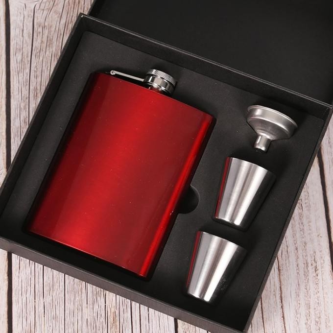 PROMO Botol Wine Whisky Hip Flask Stainless Steel
