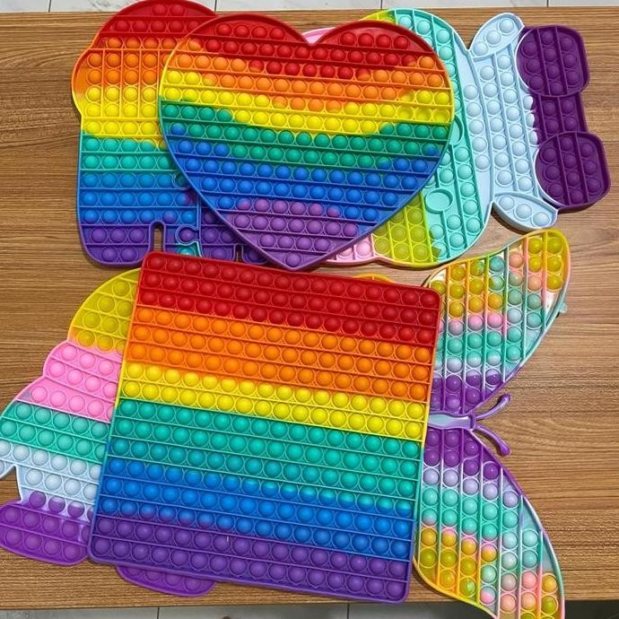 Pop It Jumbo Murah / Fidget Push Pop It / Mainan Pop It Pereda Stress / Popit