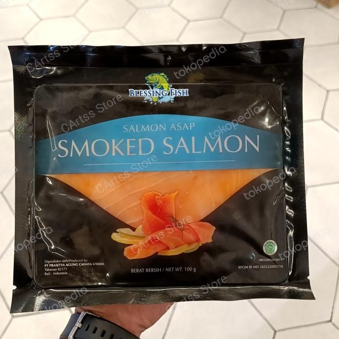 

SMOKED SALMON blessing fish - 100 gram