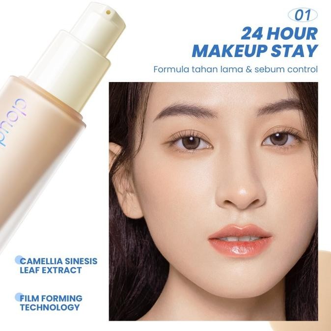 Jual Murah [Free Gift] You Cloud Touch Blurring Skin Tint Liquid Foundie Natural Matte Finish Terlar