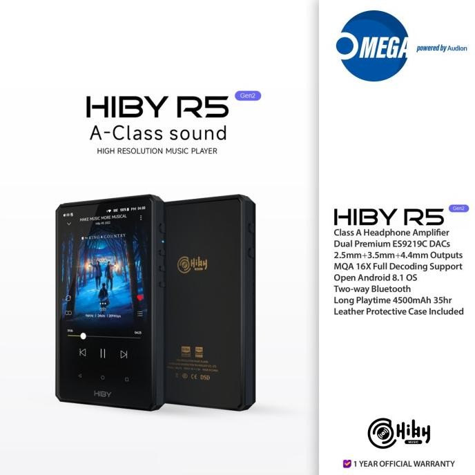 HOT SALE HIBY R5 GEN 2 Dual ES9219C MQA Android Portable Music/Audio Player DAP