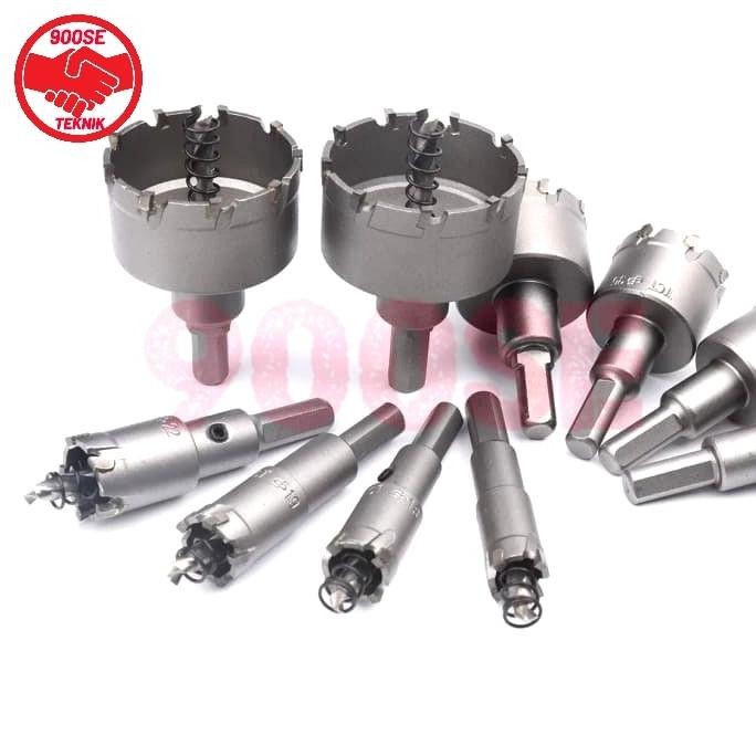 Promo Mata Bor Carbide Bulat Besi Tct 45-100 Mm / Hole Saw Untuk Lubang