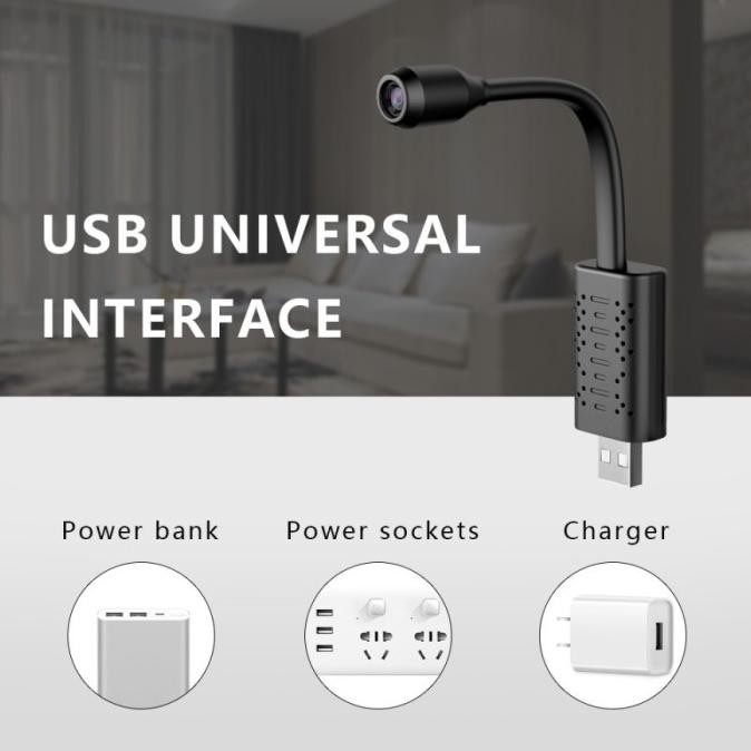 TERBARU Kamera U21 HD Smart Mini Wifi USB Camera Real-Time Surveillance - SYS