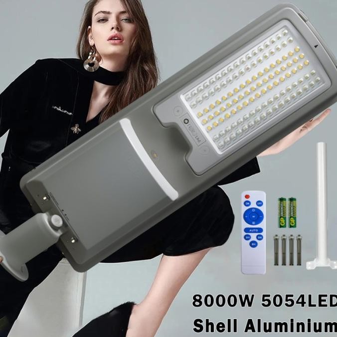 Murah Molong 8000W Proyek Teknik Lampu Jalan Tenaga Surya Aluminum Shell Ip68 Waterproof Lampu Tenag
