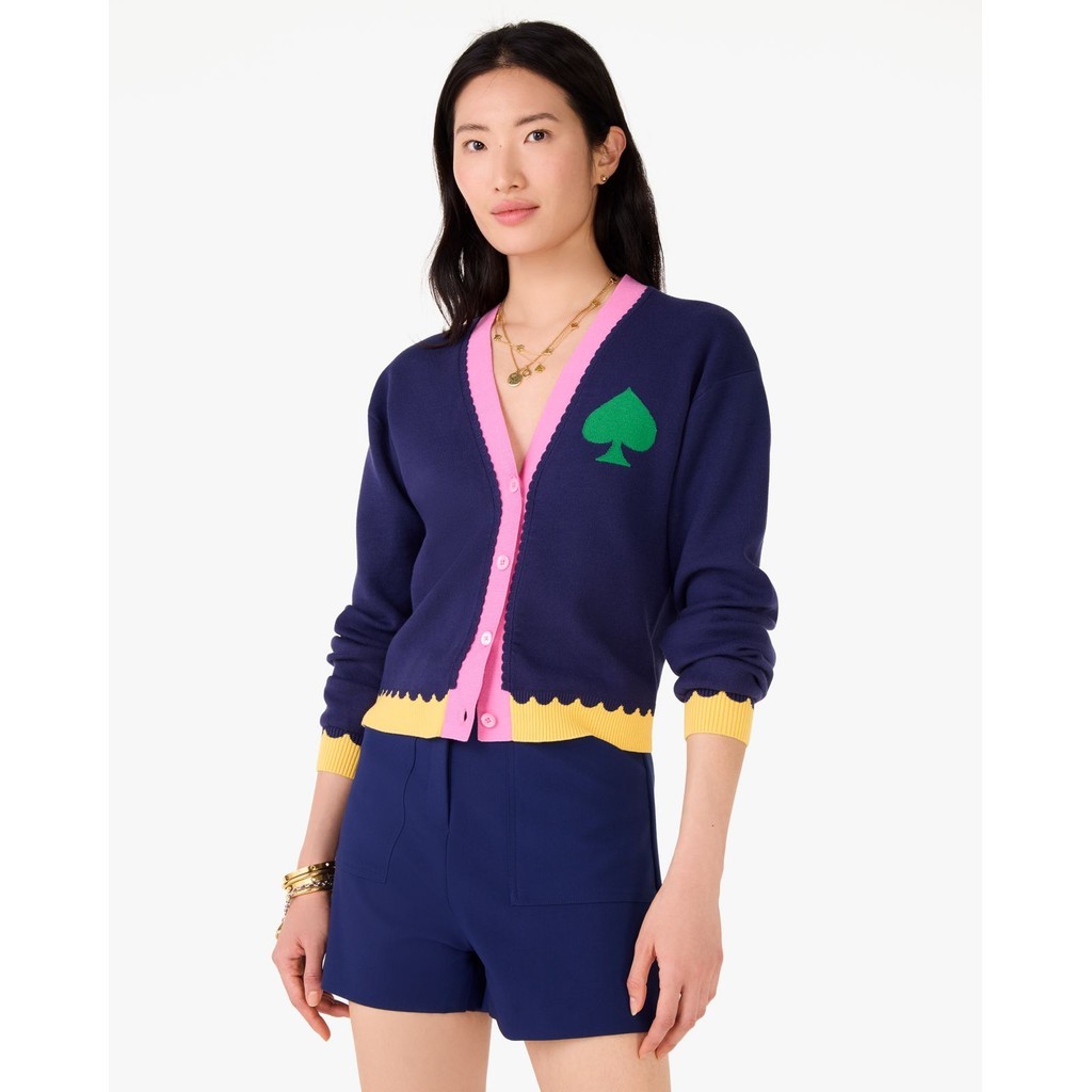 Kate Spade Spade Logo Cardigan - Pakaian Luar Wanita