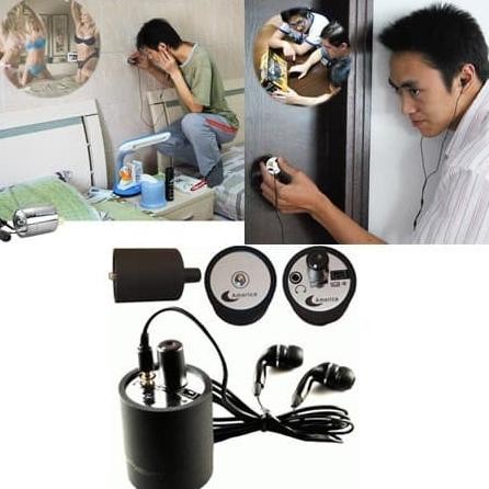 TERBARU Spy Bug Wall Home Alat Sadap Suara Tembus Tembok Dinding Spy Audio Ear