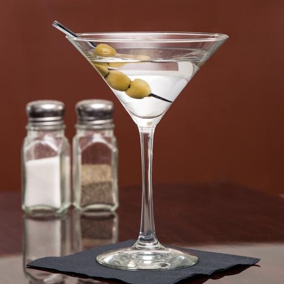 Martini mocktail Glass Gelas Martini Gelas Cocktail - LIBBEY # 8 oz