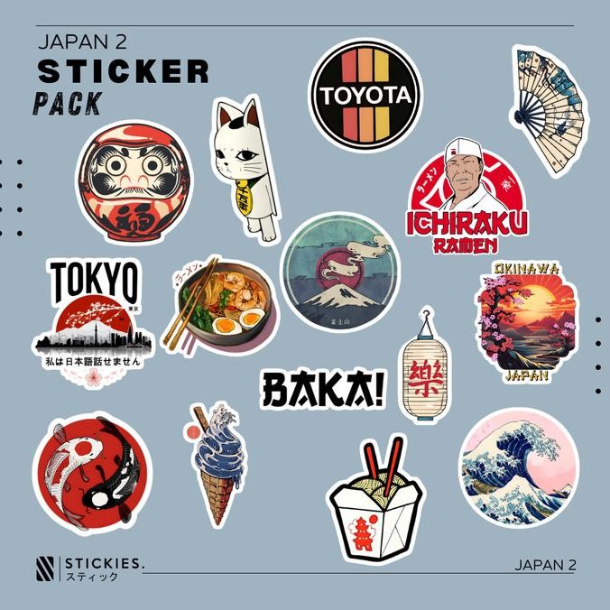 

STICKER PACK JAPAN 2 | HIGH QUALITY | MURAH murah