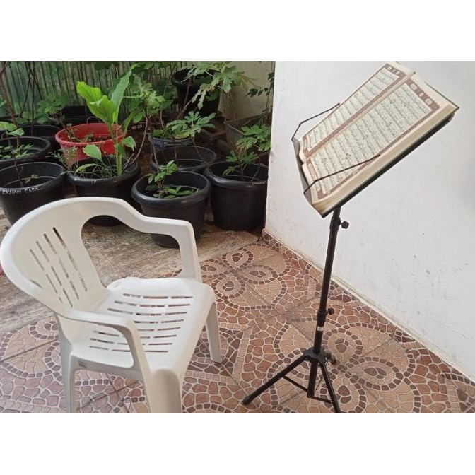 TERBARU Meja Baca Quran Lipat - Stand Quran Rehal Duduk Berdiri - Praktis