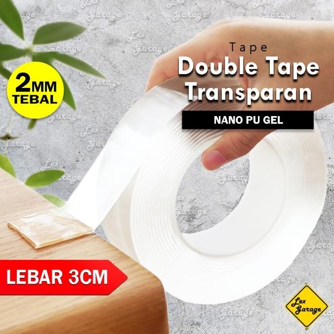 

Double Tape Super Kuat Doble Dobel Tip Bening Transparan murah