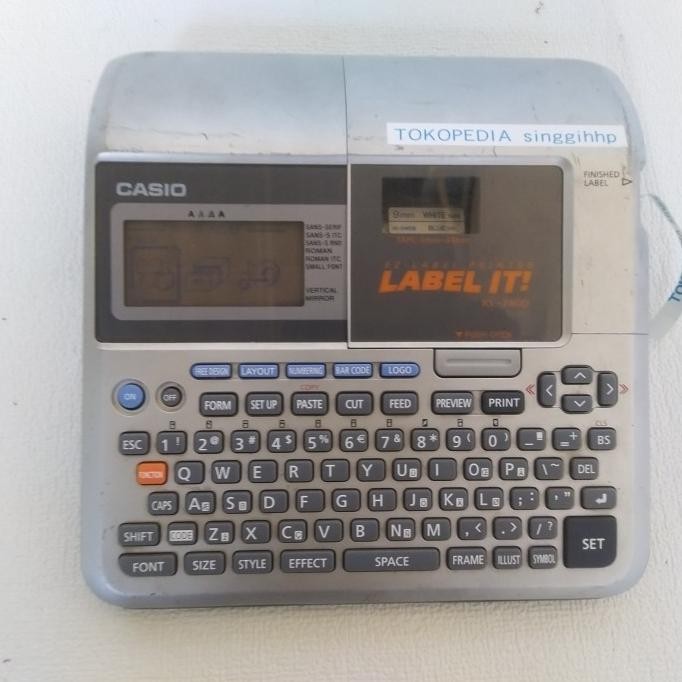 

Casio Kl7400 Kl 7400 Label Printer No Epson Brother Eppos Co