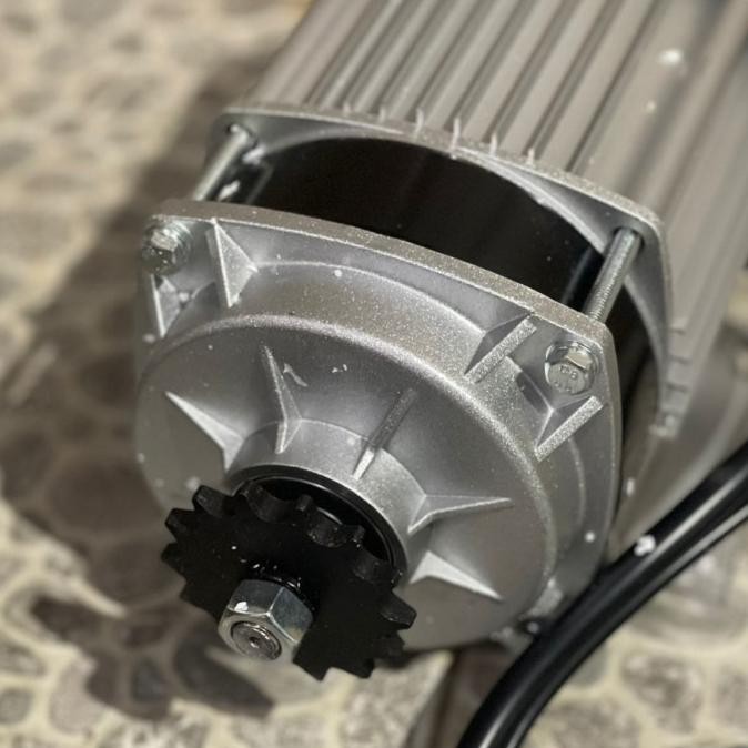 Dinamo Bldc Mid Drive, Disk Motor 1000W Geared 48V 60V Torque Besar New Stok