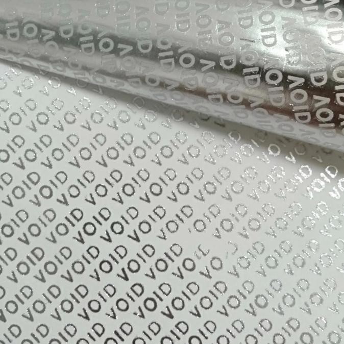 

Sticker Void Hologram 33x15mm 3line 1000pcs Gap 2m Core 1" murah