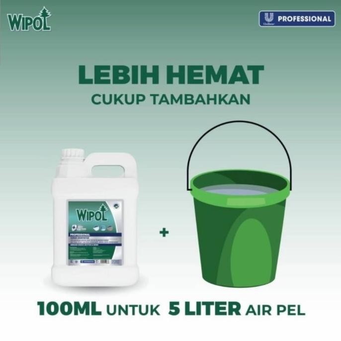 Wipol Karbol Wangi Cemara Professional 5 Liter murah