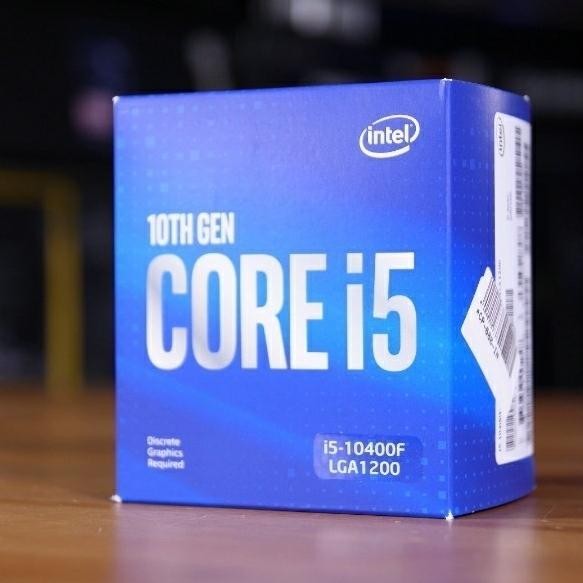PROCESSOR INTEL CORE I5 GEN 10 F BOX RESMI / CORE I5 10400F LGA 1200