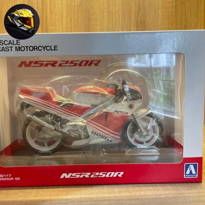 Grosir Aoshima Diecast Miniatur Motor Honda Nsr 250 Skala 1/12