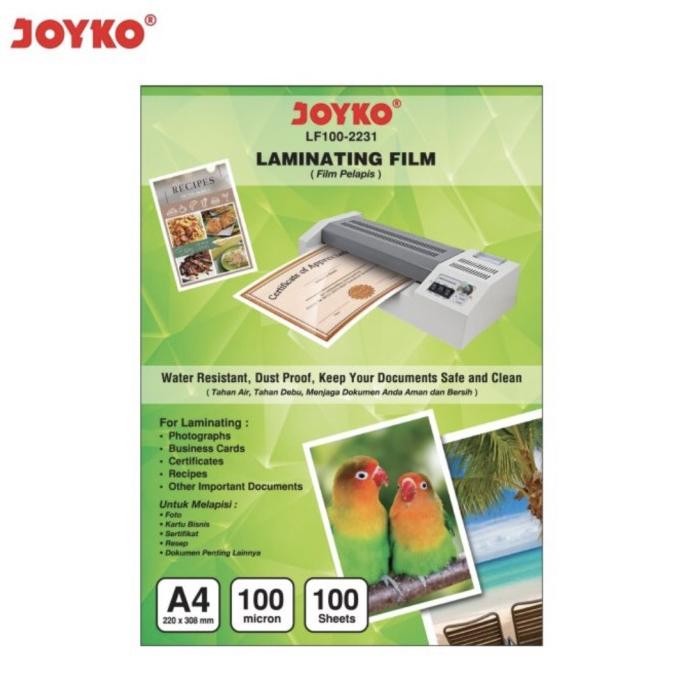 

Laminating Film / Plastik Laminating Joyko LF100-2231 (A4)