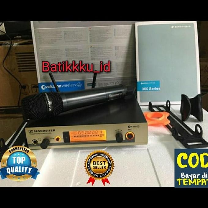 [Top Quality Bisa Cod] Mic Wireless Sennheiser Ew335G3 / Ew335 G3 / Ew 335G3 / Ew300G3 Single Mic Ha