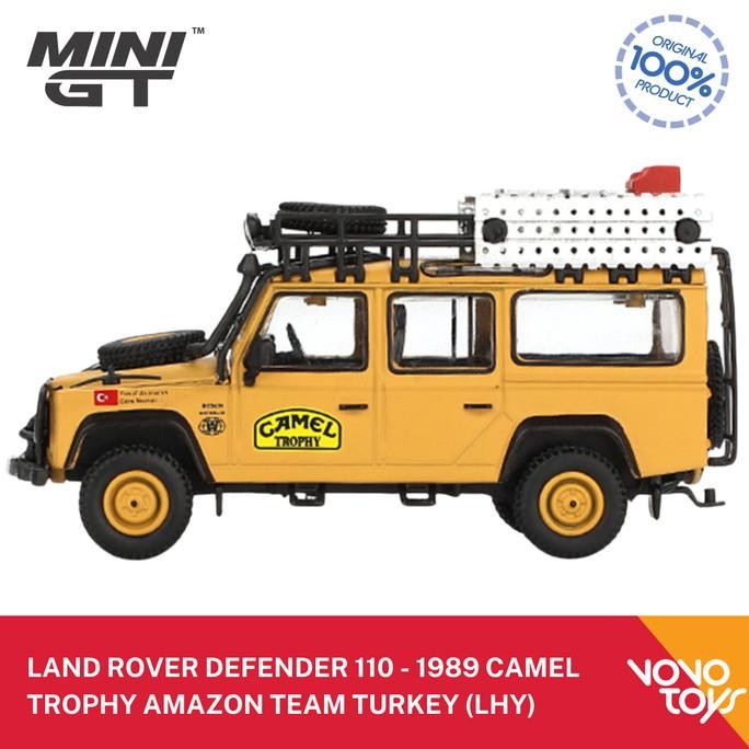Murah Minigt 856 Land Rover Defender 110 - 1989 Camel Thropy Amazon Team Turkey (Lhd) Blister