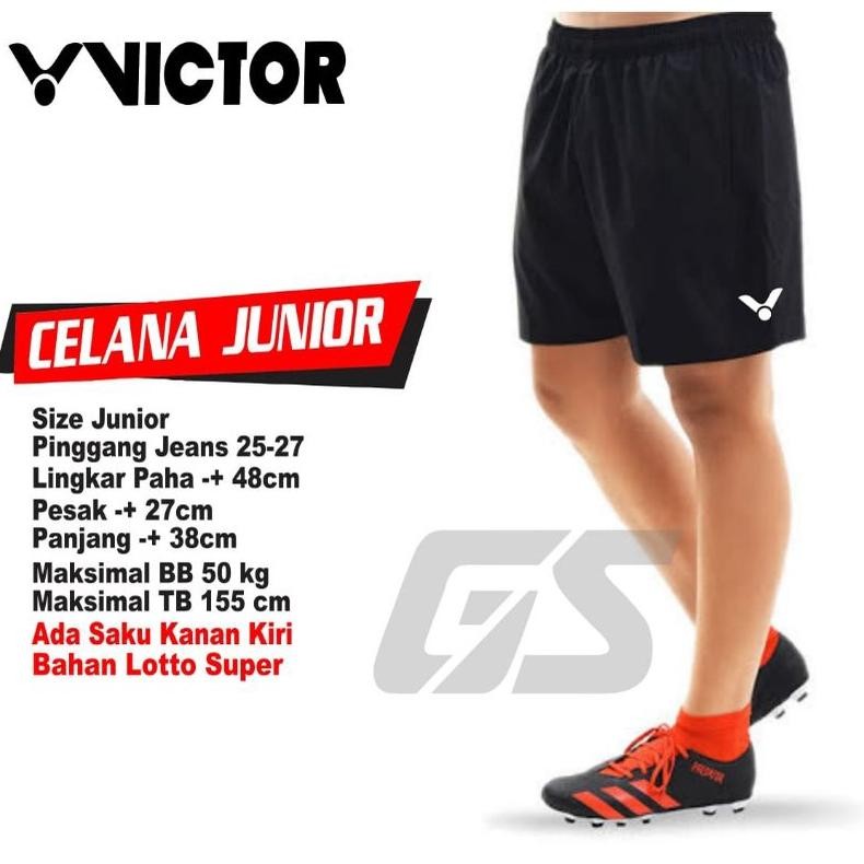 Celana Bulutangkis Victor-Celana Badminton Anak Motif/Celana Olahraga Tenis Meja Murah