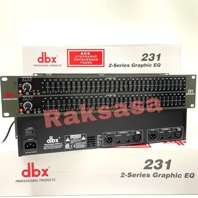Equalizer Dbx 231(2-Series Graphic Eq) Bagus Equaliser Dbx 231 Co