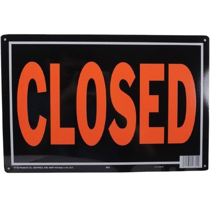

Hy-Ko Sign Label Open/Close Aluminium 25x35 Cm