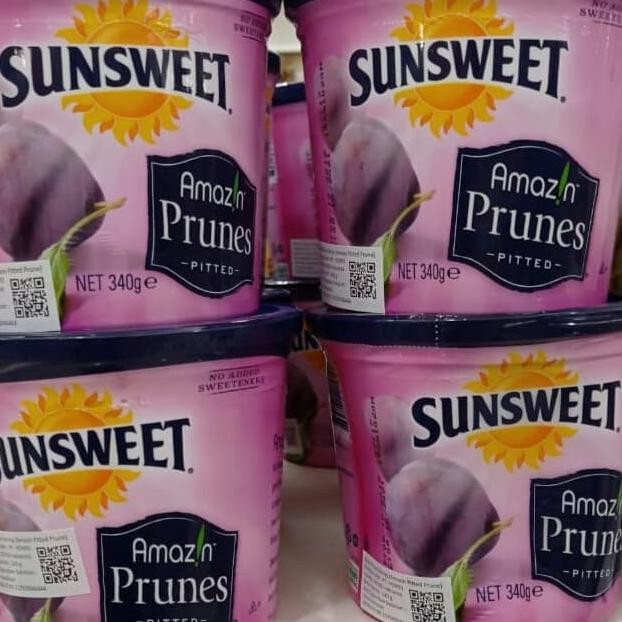 Kualitas terbaik] sunsweet prune canister 340gr