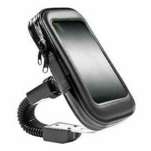 HOLDER SEPEDA MOTOR CASE PEGANGAN HP GPS WATERPROOF ANTI AIR DI SPION