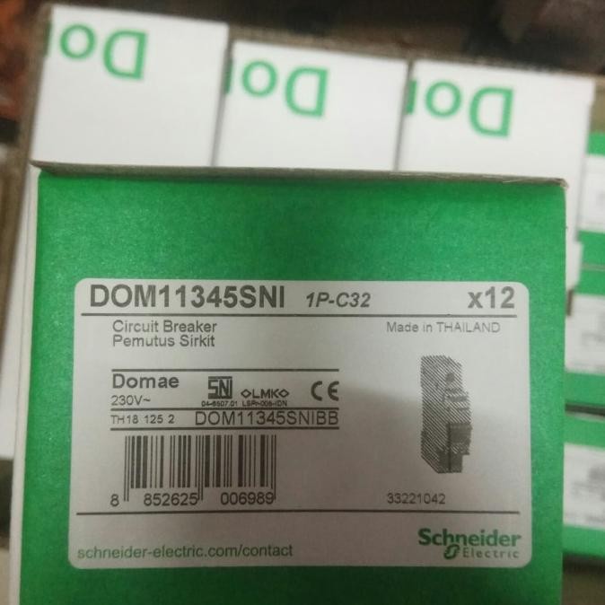 Promo MCB 32AMPERE Schneider Domae 1phase / MCB 1pas 32A / mcb COD