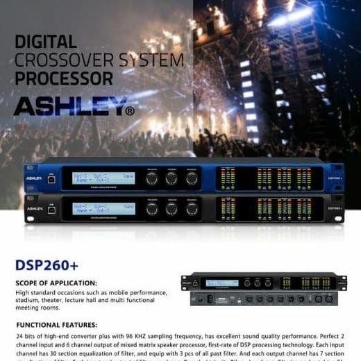 [Original Bisa Cod] Speaker Management Ashley Dsp 260 + Dsp260+ Original Dlms Ashley Dsp260 Co