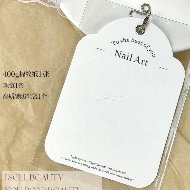 Viral Press On Display Card Set / Display Untuk Press On Tips / Fake Nails