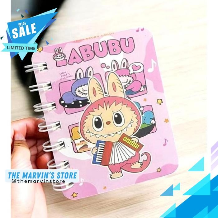 

NOTEBOOK RING LABUBU - BUKU CATATAN SCRAPBOOK BEST PRODUK !!