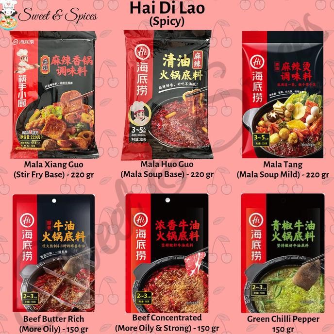 

Hai Di Lao Bumbu Shabu Mala Hotpot Haidilao Seasoning