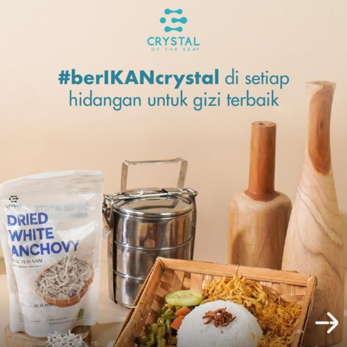 

Dried White Anchovy / Ikan Teri Nasi Kering Bebas Pemutih & Pengawet