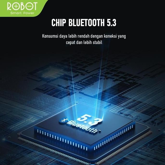 Murah Paket Bundling Robot Tws Wireless Earphone Airbuds New T50S Dan Case T50S Original Bt 5.3 True