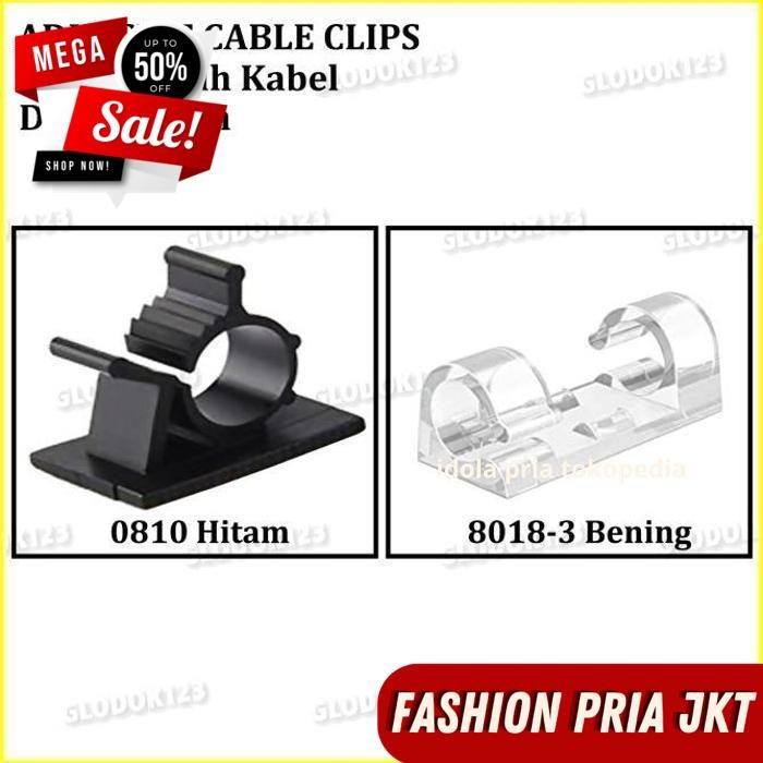 

KLIP PERAPIH PENGIKAT PENJEPIT KABEL MOBIL CABLE ORGANIZER HOLDER USB BY PRIA JKT GRATIS ONGKIR