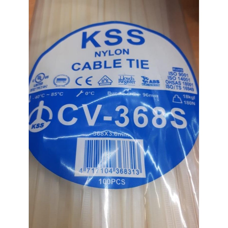 

Promo CV-368s - Kabel Ties KSS Original Ukuran 368 x 3.6 mm COD