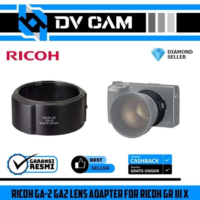 Promo Ricoh Ga-2 Ga2 Lens Adapter For Ricoh Gr Iii X