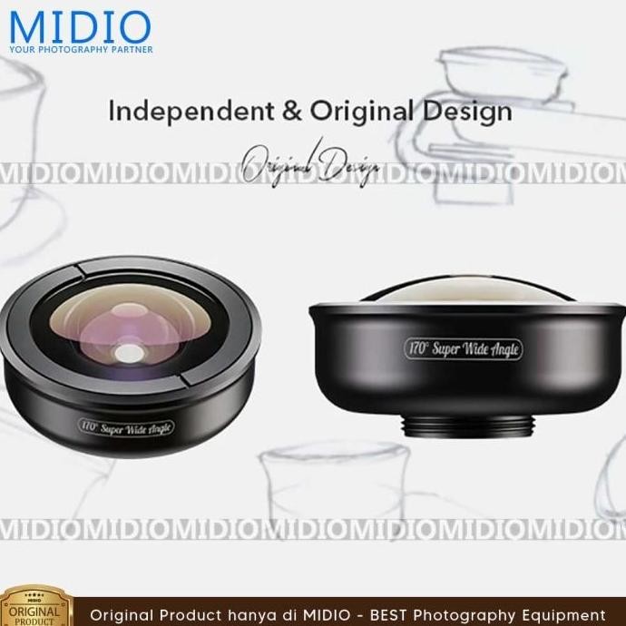 Grosir Apexel Lensa Kamera Smartphone 170 Super Wide Angle Lens
