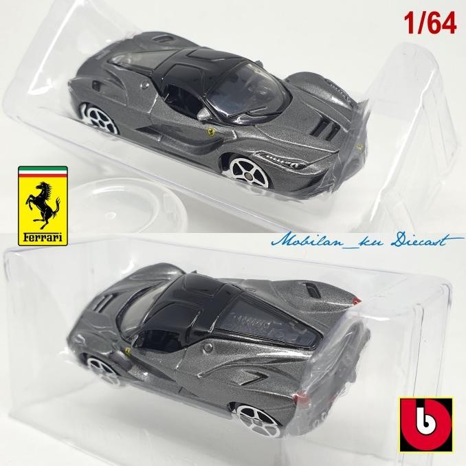 Diecast Ferrari LaFerrari Burago 1:64 [gembira dendang] mainan