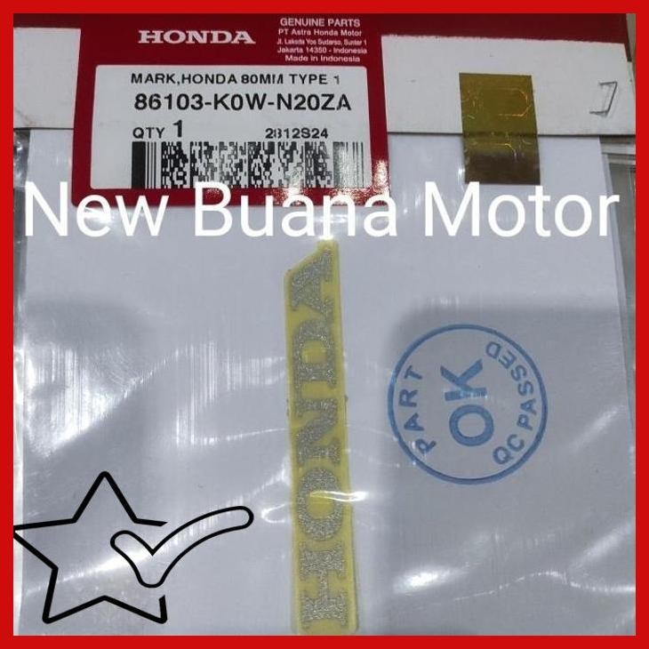 [KEB] STIKER MARK HONDA ADV 150 ADV 160 SILVER 86103-K0W-N20ZA