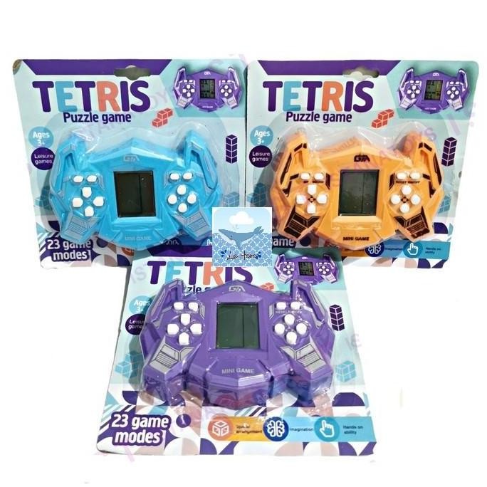 Terlaris Mainan Anak Game Boy Tetris Puzzle Game Gimbot 23 Game Modes SALE