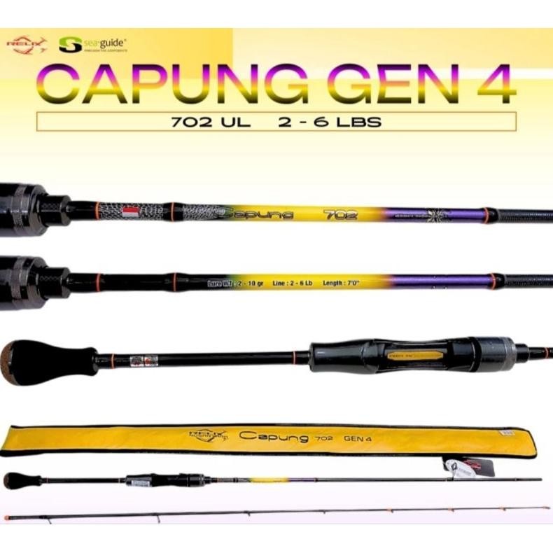 JORAN CAPUNG 622 662 702 NEW GEN 4 RELIX NUSANTARA STICK ALAT KATROL KEREKAN GULUNGAN PANCING UL CAS