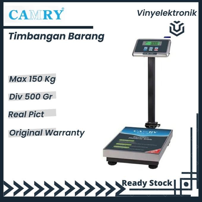 Timbangan Barang Digital 150Kg Duduk / Timbangan Lantai Camry 150 Kg
