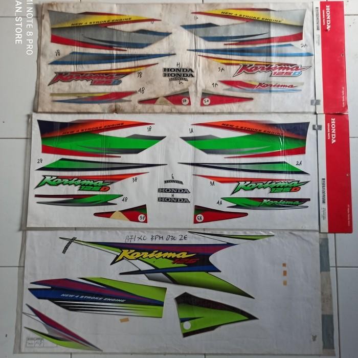Striping Lis Body Honda Karisma 125 D Original Original Dan Terpercaya